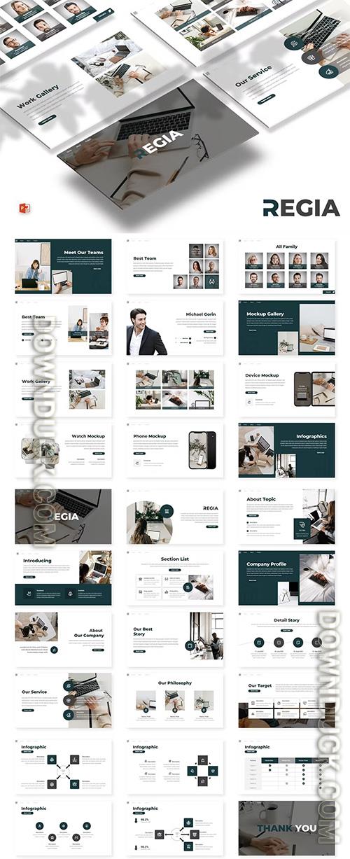 Regia - Business Powerpoint, Keynote and Google Slides Template 