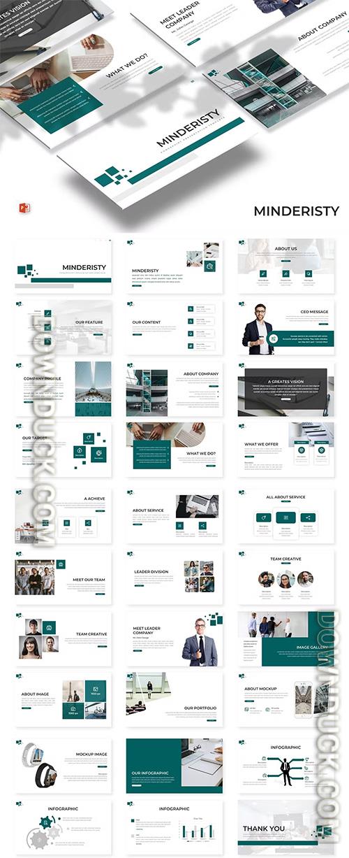 Minderisty - Business Powerpoint, Keynote and Google Slides Template 