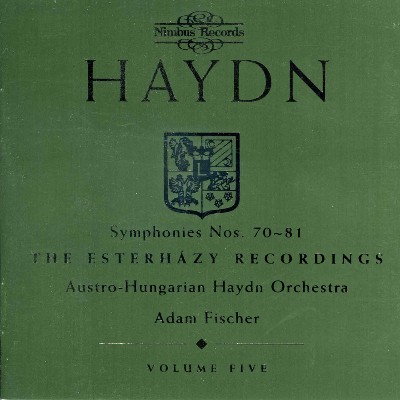 Joseph Haydn - Haydn, F J   Symphonies, Vol  5 - Nos  70-81