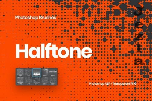 Abstract Halftone Photoshop Brushes