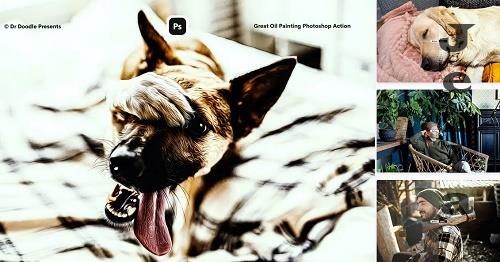 Great Oil Painting Photoshop Action Great Oil Painting Photoshop Action