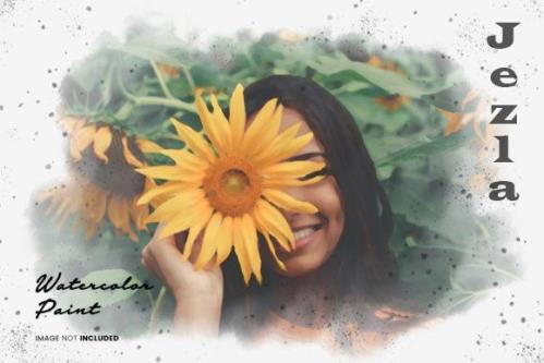 Watercolor Paint Photo Effect Psd 2 Watercolor Paint Photo Effect Psd 2
