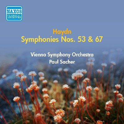 Joseph Haydn - Haydn, J   Symphonies Nos  53, 67 (Vienna Symphony, Sacher) (1954)