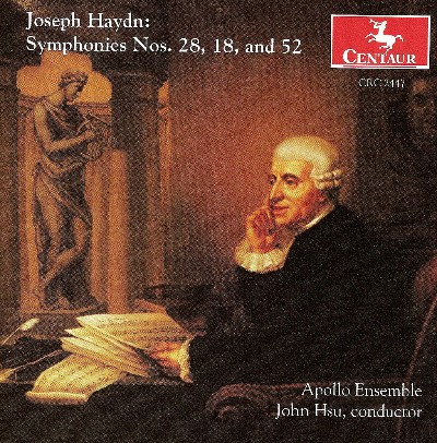 Joseph Haydn - Haydn, F J   Symphonies Nos  18, 28 and 52