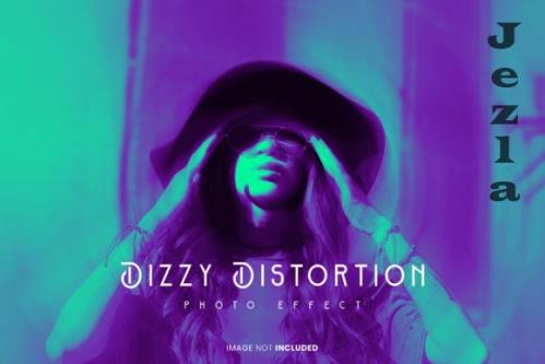 Dizzy Distortion Photo Effect Psd