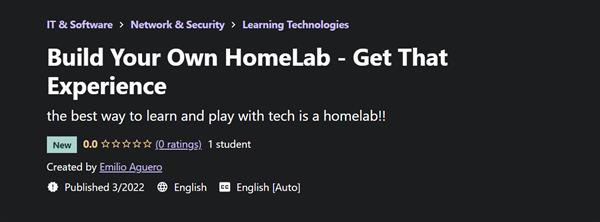 Build Your Own HomeLab - Get That Experience