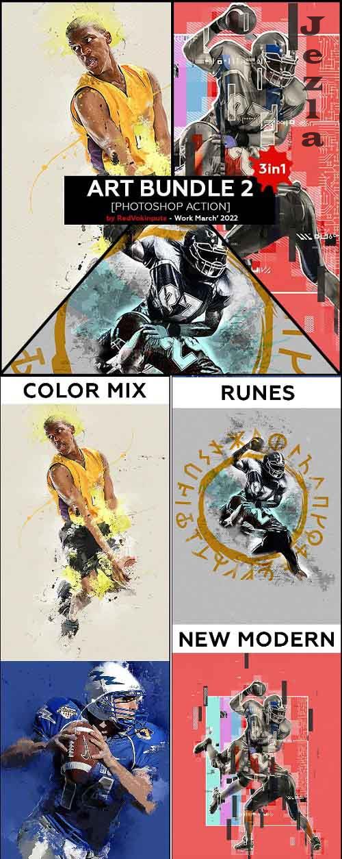 Art Bundle 2 Photoshop Action - 36733817