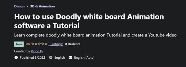 How to use Doodly white board Animation software a Tutorial