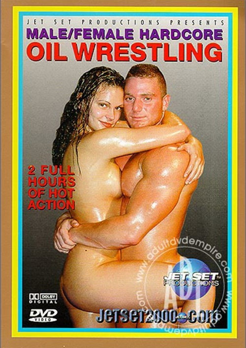 Hardcore Male-female oil wrestling 1 / Мужская-Женская борьба в масле 1