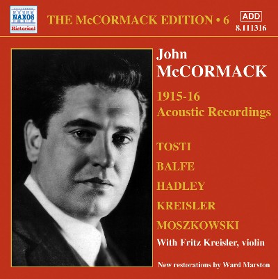 James Lynam Molloy - Mccormack, John  Mccormack Edition, Vol  6  The Acoustic Recordings (1915-1916)