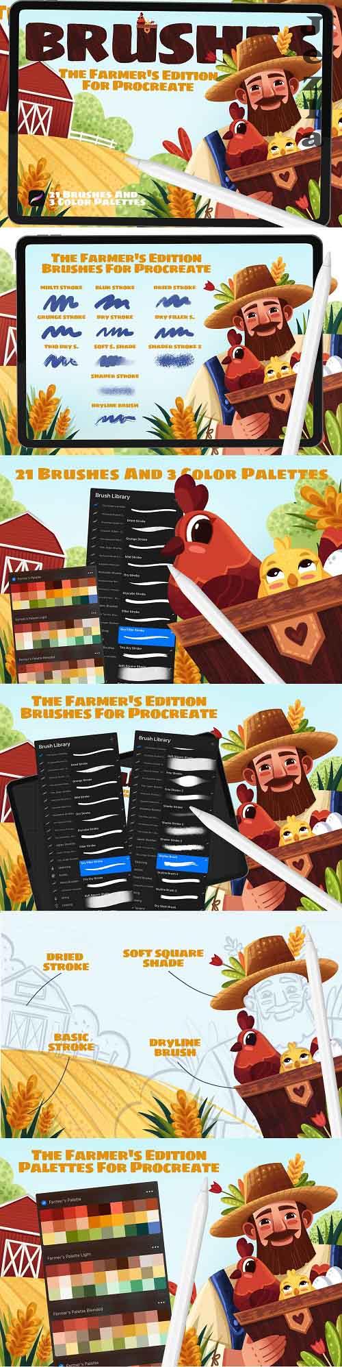 The Farmer's Procreate Brushes - 7058120