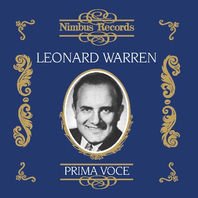 William Steffe - Vocal Recital  Warren, Leonard - Verdi, G    Oley, S    German, E    Spross, C G...