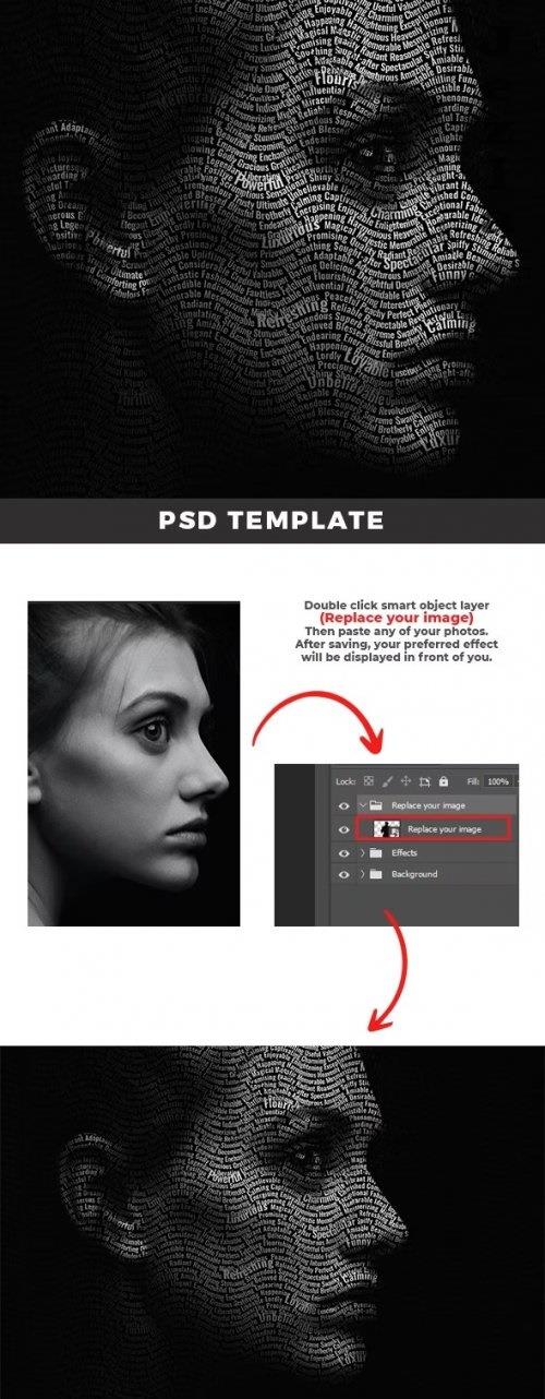 Typography Photo Effect - 36760430