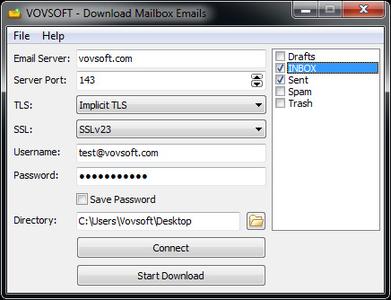 VovSoft Download Mailbox Emails 1.6.0.0
