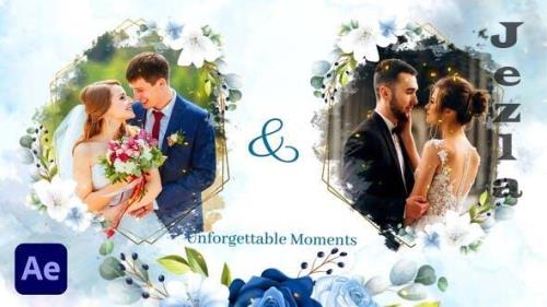 Videohive - WaterColor and Floral Wedding Slideshow 36831945