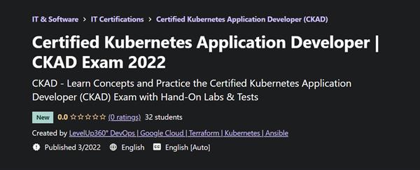 Certified Kubernetes Application Developer | CKAD Exam 2022
