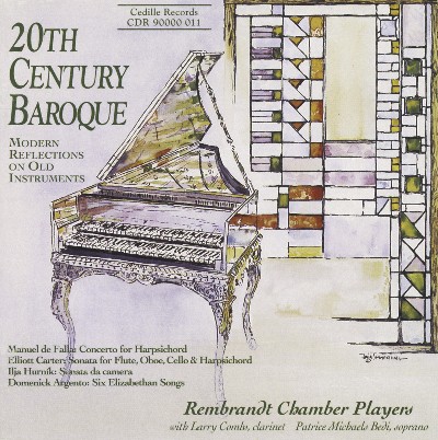 Dominick Argento - Falla, M   Concerto   Carter, E   Sonata   Argento, D   6 Elizabethan Songs