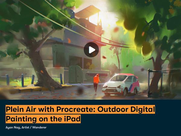 Plein Air with Procreate - Outdoor Digital Painting on the iPad