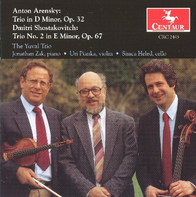 Dmitri Shostakovich - Arensky  Trio in D Minor, Op  32 - Shostakovitch  Trio No  2 in E Minor, Op...