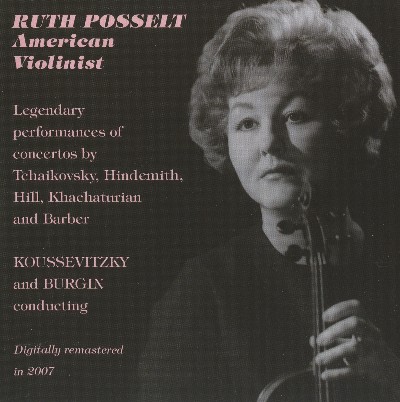 Samuel Barber - Ruth Posselt - American Violinist