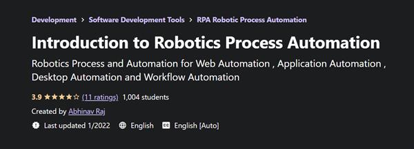Introduction to Robotics Process Automation