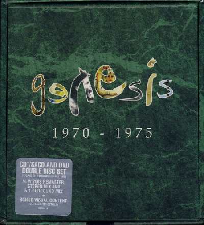 Genesis – 1970 - 1975 (2008) [CD+DVD]
