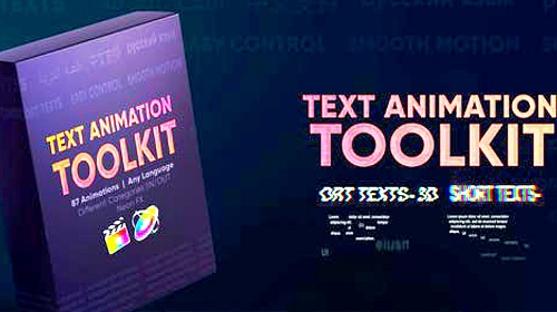 Videohive - Text Animation Toolkit 36521830 - Project For Final Cut & Apple Motion