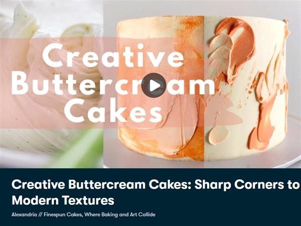Creative Buttercream Cakes - Sharp Corners to Modern Textures