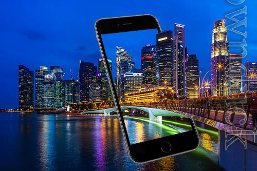 Psd City In Mobile Phone