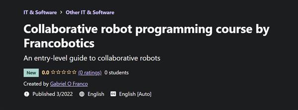 Francobotics' Collaborative Robot Programming Course