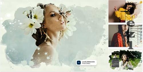 Lovely Watercolor Photo Effect