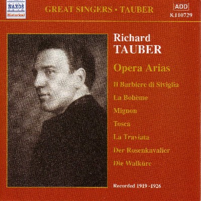 Erich Wolfgang Korngold - Tauber, Richard  Opera Arias (1919-1926)