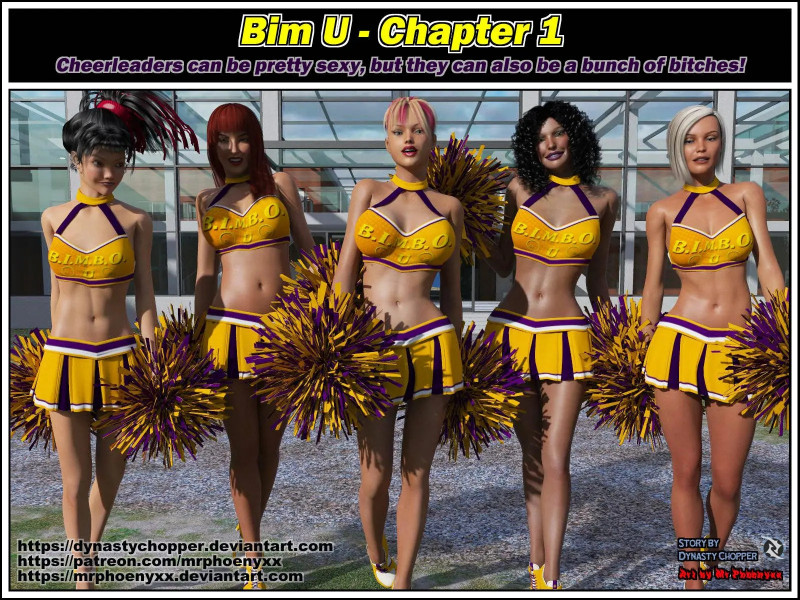 Bimbo U Chapters 1-6 3D Porn Comic