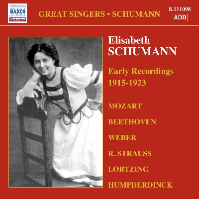 Richard Strauss - Schumann, Elisabeth  Early Recordings (1915-1923)