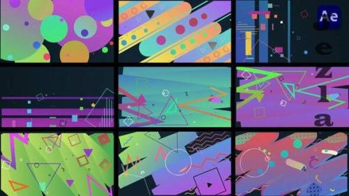 Colorful Shape Transitions [After Effects] - 36868140