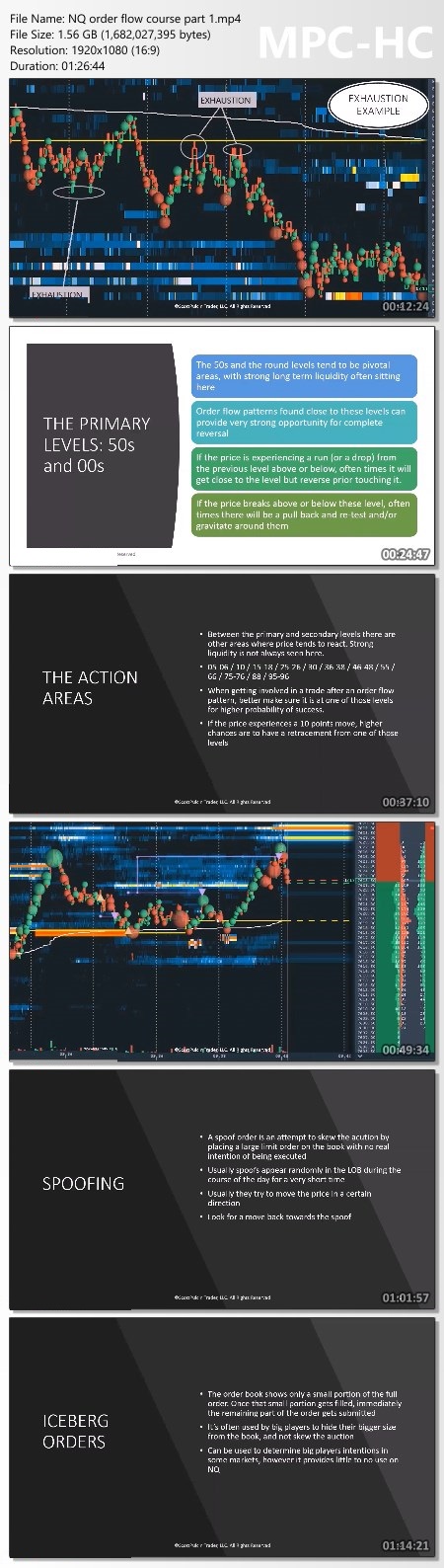 NQ Full Order Flow Course - ScottPulciniTrader 