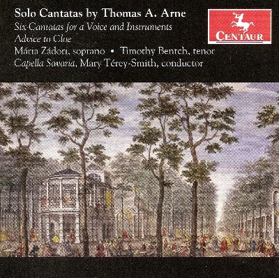 Thomas Augustine Arne - Aure, T A   Cantatas - The School of Anacreon   Delia   Frolick and Free ...