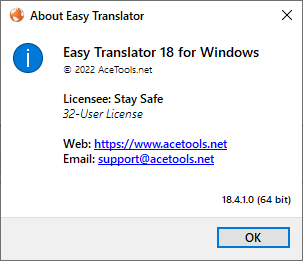 Portable Easy Translator 18.4.1.0