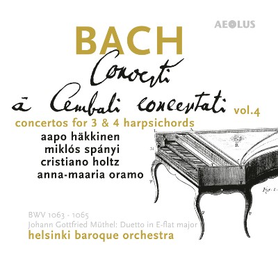 Johann Gottfried Müthel - Bach  Harpsichord Concertos Vol  4, Complete Concertos for three and fo...