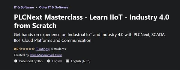 PLCNext Masterclass – Learn IIoT – Industry 4.0 from Scratch