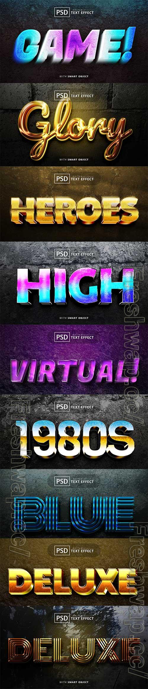 Psd text effect set vol 426