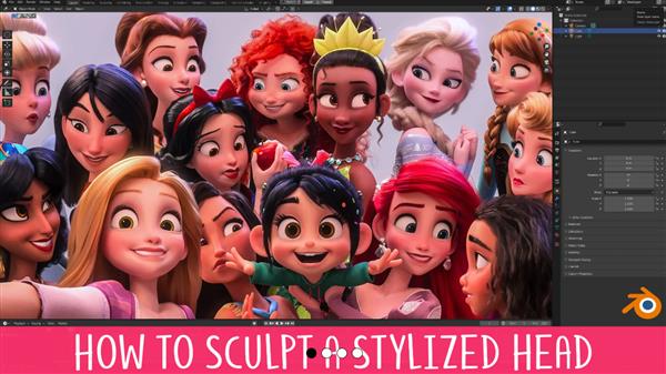How to Sculpt a Stylized Head in Blender with Danny Mac