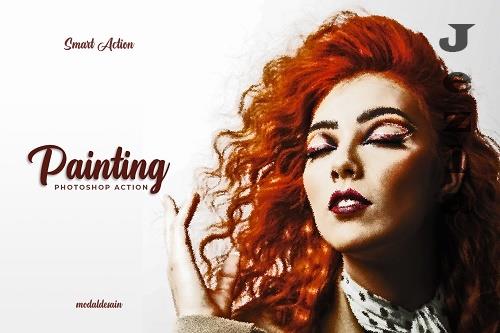 Painting Effect - Photoshop Action - VCS8W22