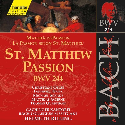 Johann Sebastian Bach - J S  Bach  Matthäus-Passion, BWV 244
