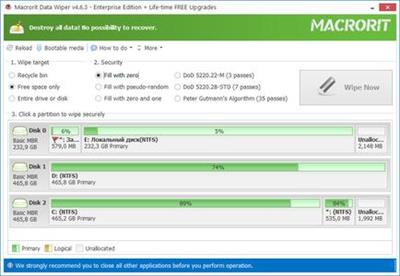 Macrorit Data Wiper 4.8.3 + WinPE + Portable