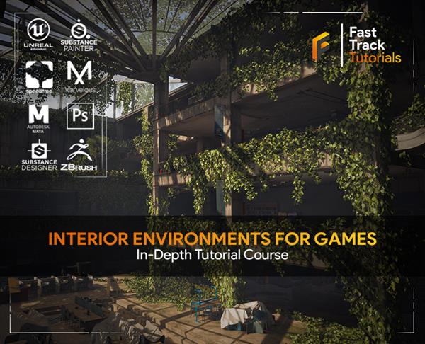 Creating Interior Environments for Games - In-Depth Tutorial Course