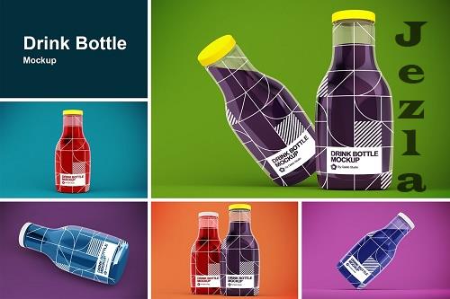 Drink Bottle Mockup - 6968325 Drink Bottle Mockup - 6968325