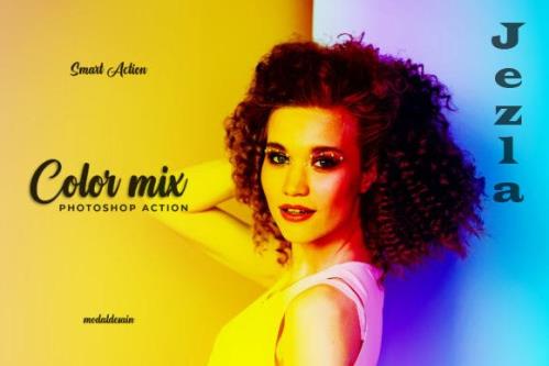 Gradient Color - Photoshop Action Preset - Color Mix