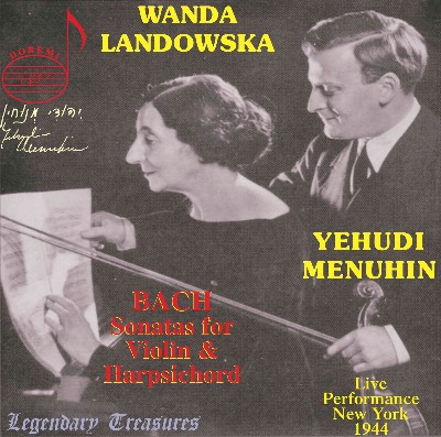 Johann Sebastian Bach - Yehudi Menuhin, Vol  2  Bach Sonatas for Violin & Harpsichord
