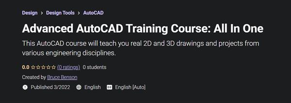Advanced AutoCAD Training Course All In One
